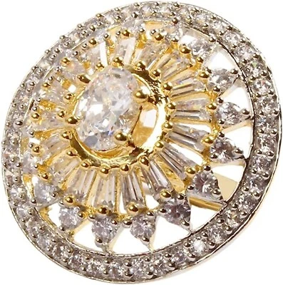 Shiv_Jewels красивый модный стиль позолоченные CZ кольца традиционные ювелирные изделия - Изображение 1 из 4