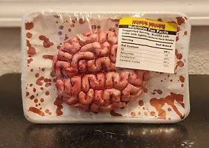 MEAT MARKET BOGUS BRAIN HUMAN Halloween Prop - Picture 1 of 1