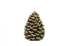 Candela natalizia a forma di pigna candele centrotavola natale idea regalo natal