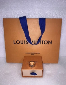 Louis Vuitton Champs Elysees Ring Burgchamps Silver M65454 Size 8 . - Picture 1 of 15