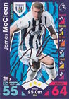 JAMES MCCLEAN HAND SIGNED WEST BROM MATCH ATTAX CARD 16/17.