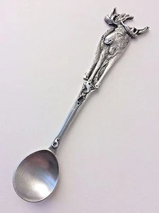 Canada Moose Boma Pewter Collectible Souvenir Spoon - 5" - Picture 1 of 8