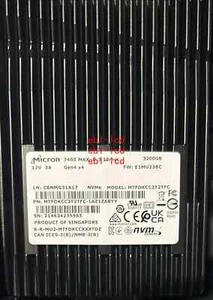Micron 7400 MAX 3.2TB SSD 2.5" U.3 NVMe PCIe Gen4 x4 MTFDKCC3T2TFC-1AZ1ZABYY - Picture 1 of 2
