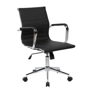 TECHNI MOBILI Executive Office Chair 36" H, Ergonomic Adjustable Faux Leather - Picture 1 of 6