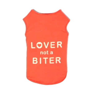 Boots & Barkley "Lover not a Biter" Mascota Perro Camisa Prendas para el torso Talla XL X-Grande - Imagen 1 de 4