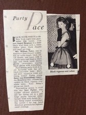 L1k Ephemera 1959 Picture Betsy Von Furstenberg