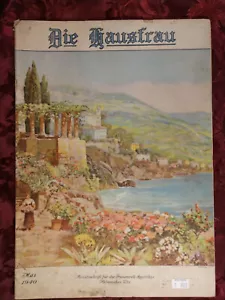 Rare DIE HAUSFRAU German American Magazine May 1940 - Foto 1 di 1