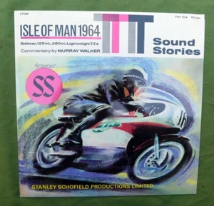 1964 ISLE OF MAN VINTAGE MOTORCYCLE ROAD RACING RECORD SOUND STORIES LP 125/250 - Picture 1 of 3