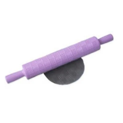 Cake Decorating Chequer Pattern Rolling Pin - Image 1 of 3