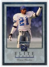 1996 Donruss Elite Deion Sanders /10000 Dallas Cowboys #15