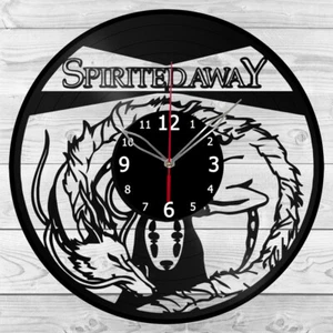 Vinyl Uhr Spirited Away Schallplatte Wanduhr Wohndeko Original Geschenk 1319 - Bild 1 von 3