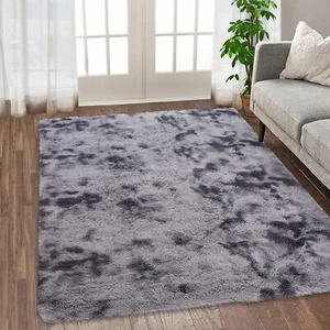 Area Rugs Living Room Ultra-Luxurious Soft and Thick Faux Fur Shag Rug Non-Slip - Picture 1 of 21