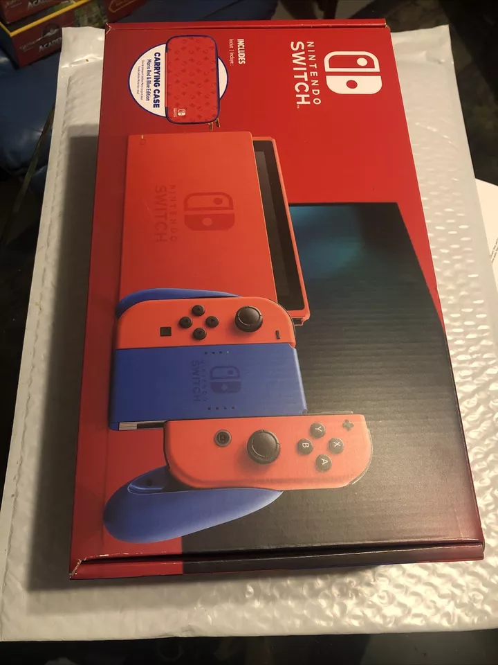 Nintendo Switch HAC-001(-01) Mario Red & Blue Edition - 32GB