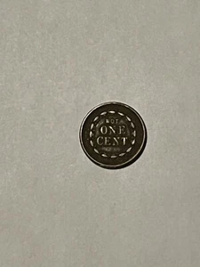 1863 NOT ONE CENT CIVAL WAR COPPER COIN - Picture 1 of 2