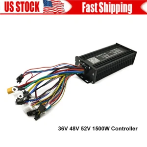36V 48V 52V 1500W 35A Sine Wave 3-mode E-bike Controller for Electric Bicycle US - Picture 1 of 5