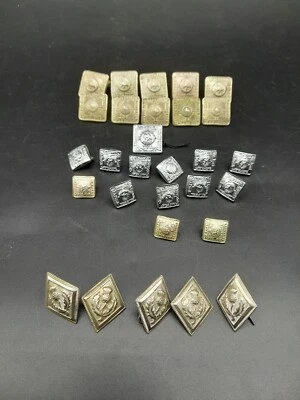 Job Lot Vintage Scottish Kilt Jacket Buttons Crail Argyle Thistle Square Diamond - Image 1 of 4