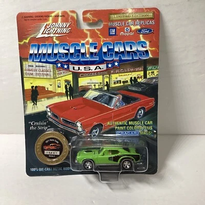Johnny Lightning, Muscle Cars EE. UU., 1971 Hemi Cuda, escala 1/64 Foto 1 de 4