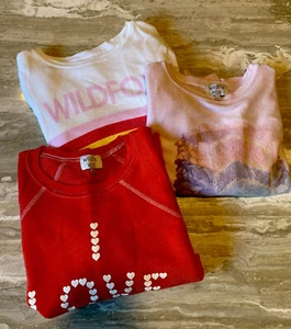 Wildfox Kids Sweatshirt Lot Of 3 Girls Sz 10 & 12 - Picture 1 of 9
