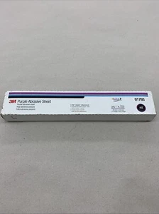 NEW 3M 01793 HOOKIT 7401 FILE SHEET 40 GRIT 2.75" X 16.5" - Picture 1 of 3