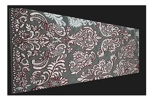 54"-55" Raschel French Lace Fabric Burgundy Cording Beaded Floral Textile - Picture 1 of 4