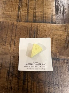 Vintage nicht mehr produziert Hagen Renaker Miniatur Käse Figur Schmuckstück auf Papier - Bild 1 von 5