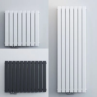 Design Flachheizkörper Wandheizung Anthrazit Weiß Vertikal/Horizontal Meykoers - Bild 1 von 4