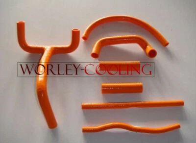 Silicone Radiator Hose Kit for 1998 98 KTM LC4 400 Orange brand new - Image 1 of 2