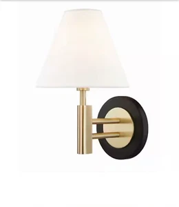 Hudson Valley Lighting Group H264101-AGB/BK Wall Sconce - Picture 1 of 5