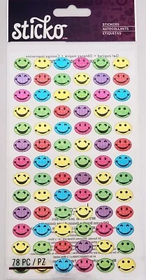 Sticko HAPPY FACES Metallic Stickers - 78 pcs - Image 1 of 4