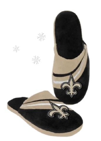 New Orleans Saints Logo Men's Slippers Small to X-Large Cover