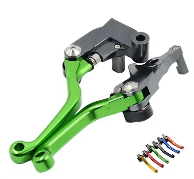 New CNC Pivot Brake Clutch Levers For Kawasaki KLX125 2010-2016 KLX150BF 2016 — 第 1/4 张图片