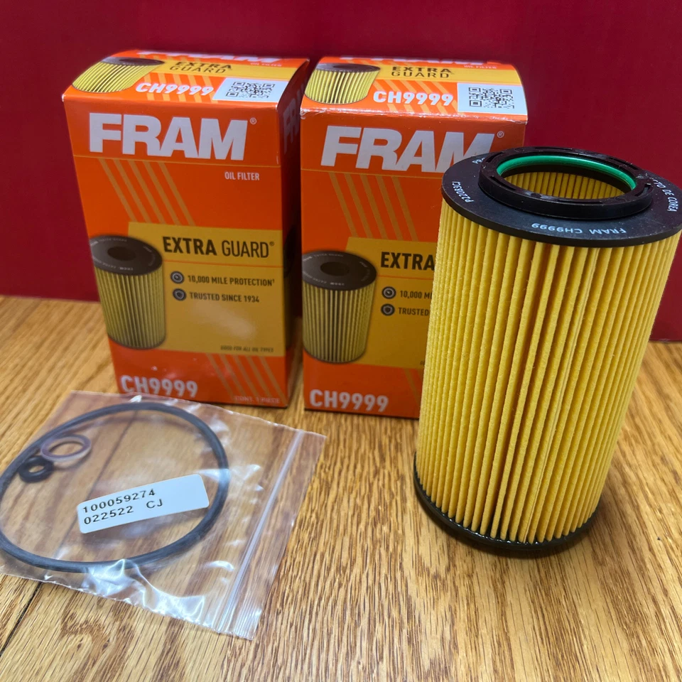 (x2) Fram CH9999 Oil Filter for Kia Amanti Hyundai Azera Full Flow Filters - Image 1 of 4