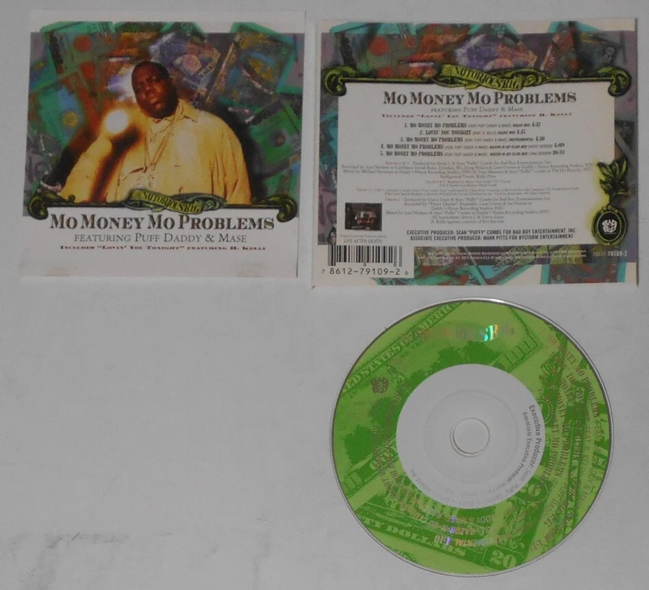 The Notorious B.I.G. Puff Daddy Mase - Mo Money Mo Problems ep - U.S. cd Foto 1 de 1