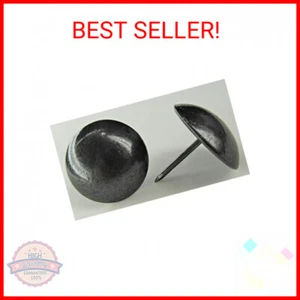 Premium Upholstery Tacks, 1-inch Diameter Nailhead Pins, Large Decorative Trim f - Picture 1 of 2