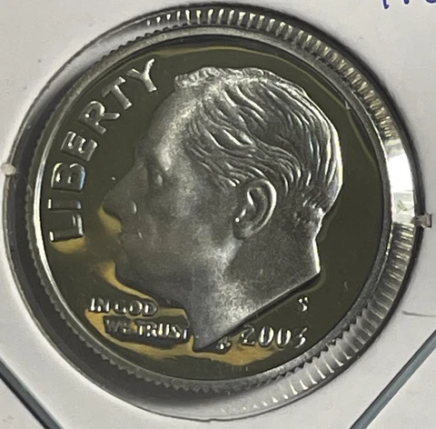 2003-S Silver Proof Roosevelt Dime - P13-5 Cover
