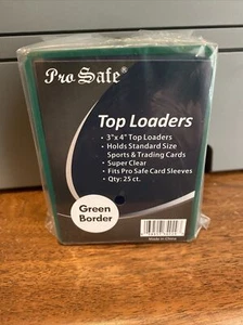 200 NEW Green Border 3x4 Toploaders Toploader Top Loaders 4 Standard Size Cards - Picture 1 of 1