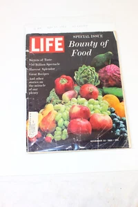 Life Magazine November 23 1962 Special Issue Bounty Of Food Secret Tastes GD/VG - Picture 1 of 1