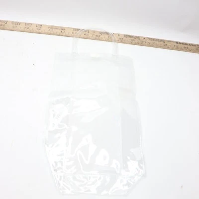 Transparant Handbag with Handle Snap PVC Clear - Image 1 of 4