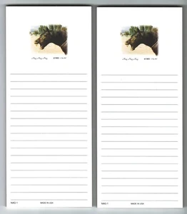 Nag Nag Nag Horse 2x Magnetic Notepad To Do List, Grocery Shopping Lists - Picture 1 of 8