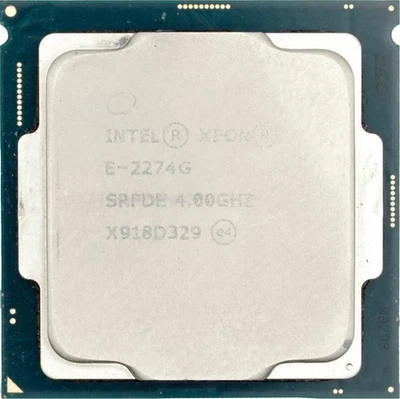 Intel Xeon E-2274G SRFDE 4.00GHz 4-Core 8MB 83W LGA1151 CPU - Immagine 1 di 3