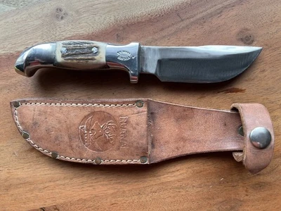 RH Ruana Model 14b “M” Stamped Fixed Blade Knife - Image 1 of 4