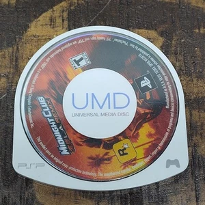 Midnight Club LA Remix PSP Sony Juego UMD Solo Disco - Probado Funciona - Imagen 1 de 2
