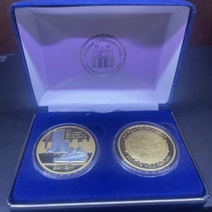 2001-2006 World Trade Center 5 Year Anniversary Commemorative Coin Set w/COA - Picture 1 of 4