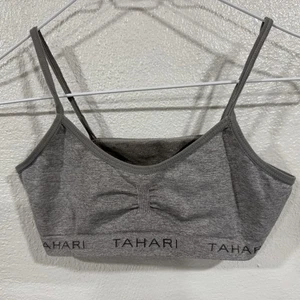 Tahari Mädchen grau nahtlos kabellos Training Sport Bralette - Bild 1 von 7