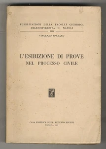 L'esibizione di prove nel processo civile. - Imagen 1 de 1