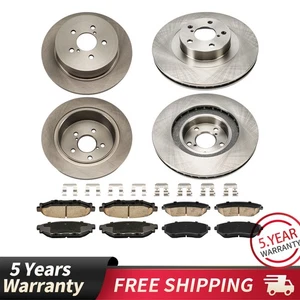 Front Rear Brake Rotor and Pads Kit For Subaru Outback 2006-2009 Legacy - Bild 1 von 17