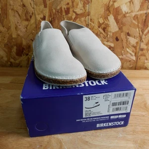 Birkenstock Nuevo con Caja Callan Antiguo Blanco Gamuza Talla 38 Mujer 7 Hombre 5 - Imagen 1 de 9