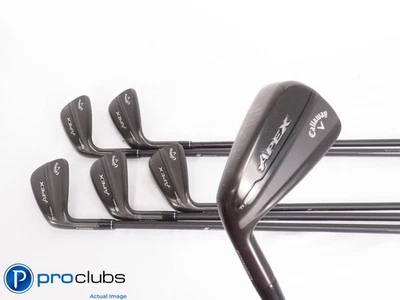 Left Handed Callaway APEX TI FUSION 6-PW,AW IRON SET - MMT 60 Senior Flex 443305 - Image 1 of 4