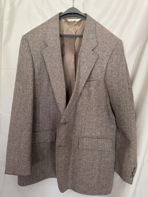 Chaqueta Blazer Vintage Levi's Menswear Tweed Avena, Azul Lt, Rosa Talla 44R Foto 1 de 4