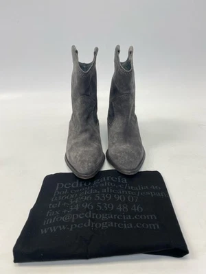 Botas de gamuza occidental Pedro Garcia talla 39,5 gris oscuro Foto 1 de 4